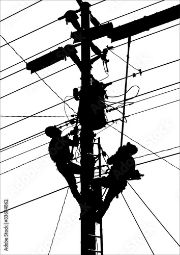 electric service illustration
