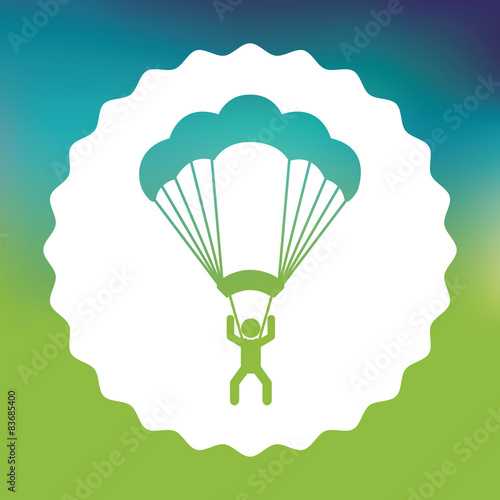 parachute flight