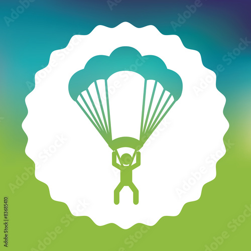 parachute flight