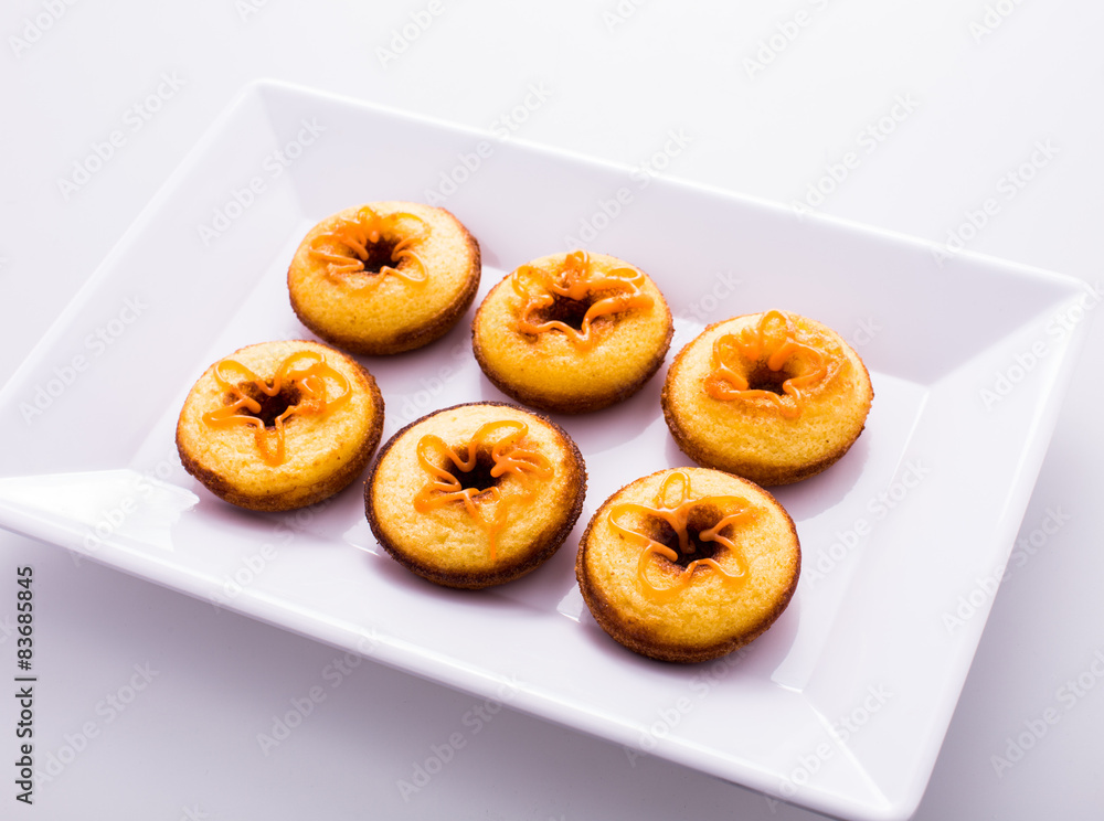 donut on white plate donut on white plate