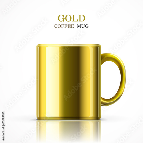 classic gold mug