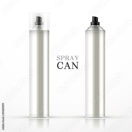 silver spray can set