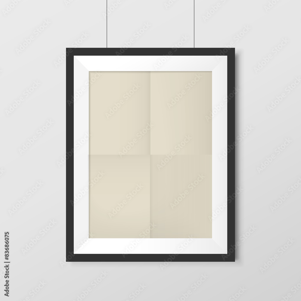 elegant blank photo frame with craft paper elegant blank photo frame with craft paper