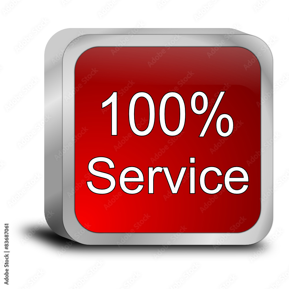 100% Service Button 100% Service Button
