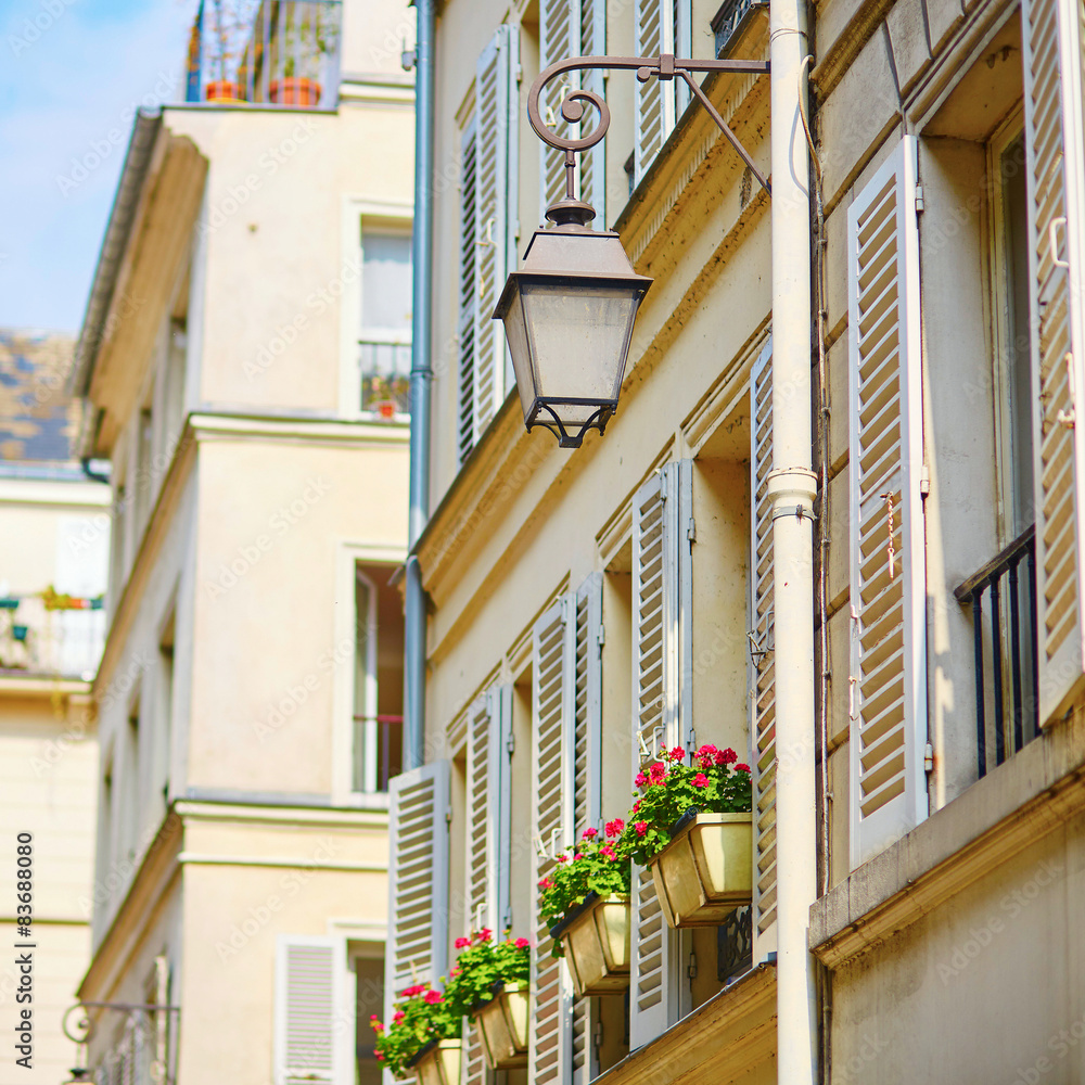 Beautiful Parisian street