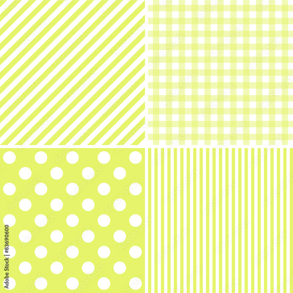 Vector set of 4 background patterns. Vector set of 4 background patterns.