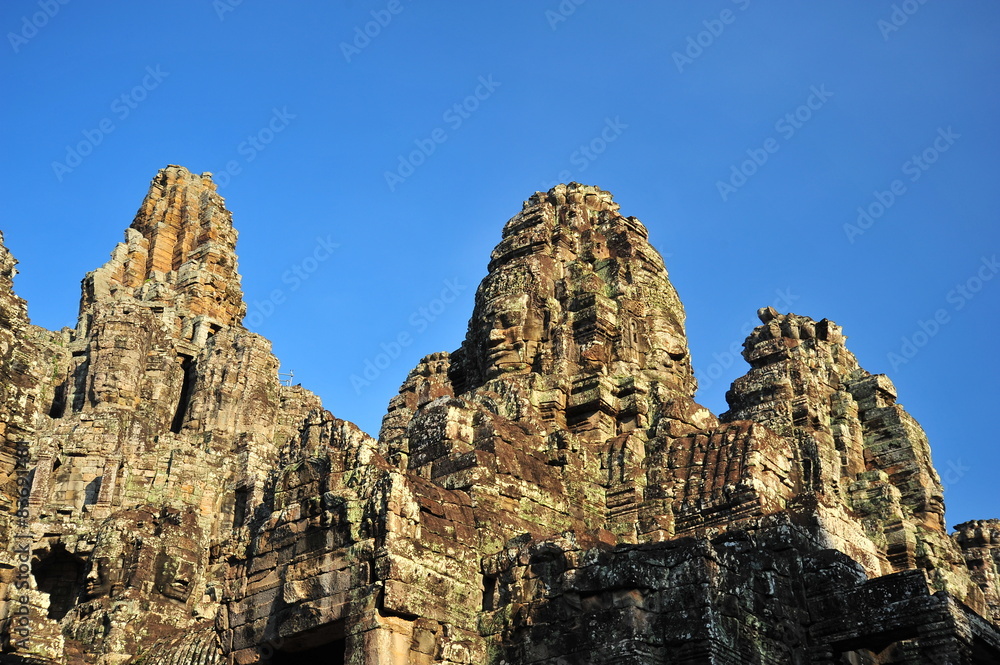 Angkor Temple of Bayon in Cambodia