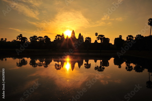 Angkor Wat Temple of Cambodia © karinkamon