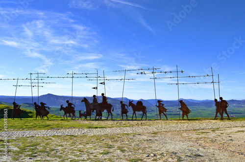 Monument to the Camino de Santiago