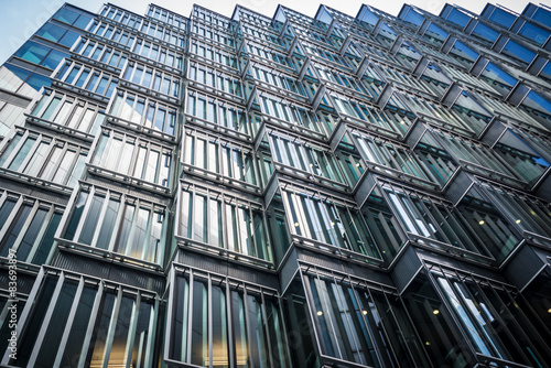 Skyscraper Business Office, Corporate building in London City, England, UK.