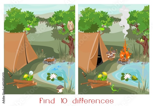 Find ten differences