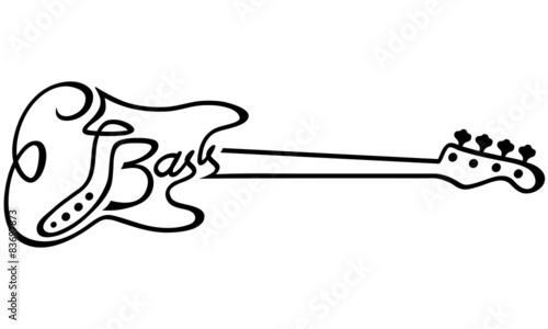 E-Bass als Logotype