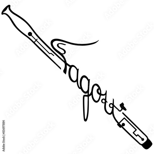 Photos Fagott als Logotype