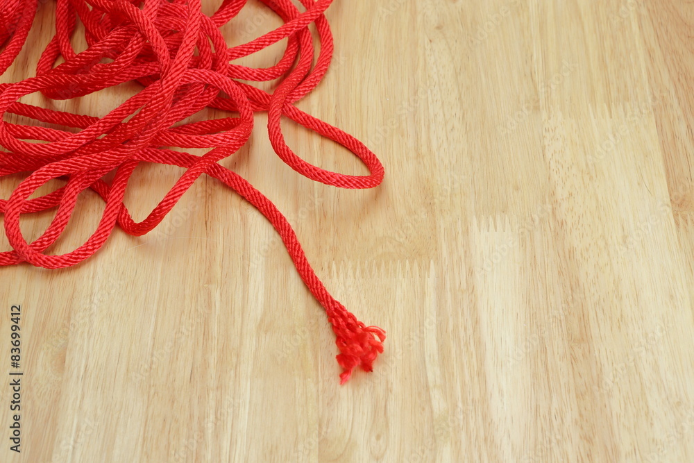Roll of Red Rope Roll of Red Rope