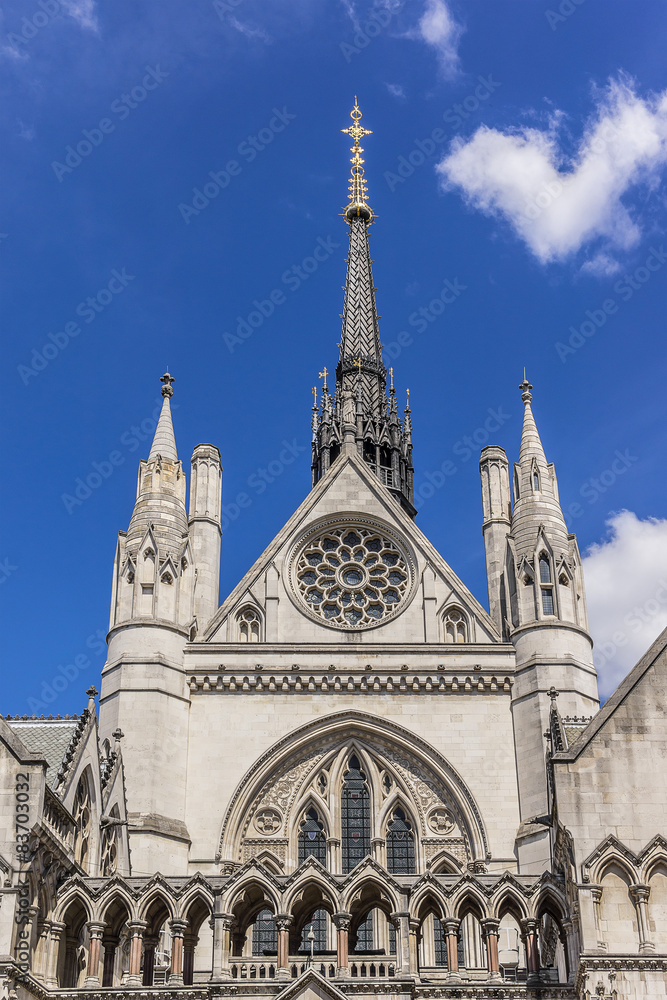 Obraz premium Royal Courts of Justice (1882). London, UK.