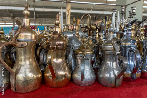 Antique Copper Vases, Pots & Brass Jugs