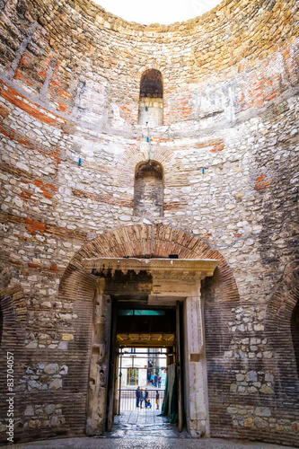 Architectural details in the old town of Split photo