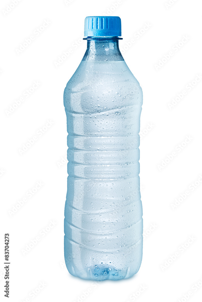 ice cold water bottle Stock Photo