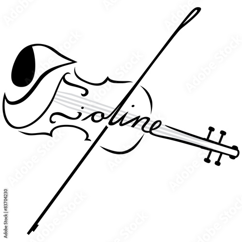 Violine als Logotype