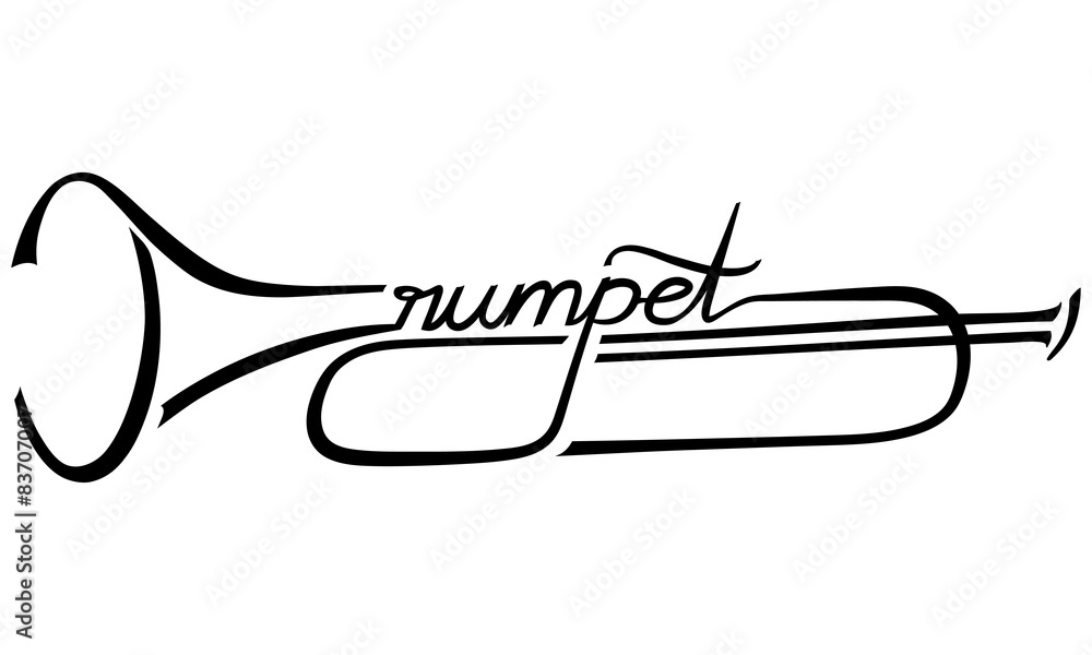 Vecteur Stock The Trumpet Logo - Trompete als Logotype | Adobe Stock