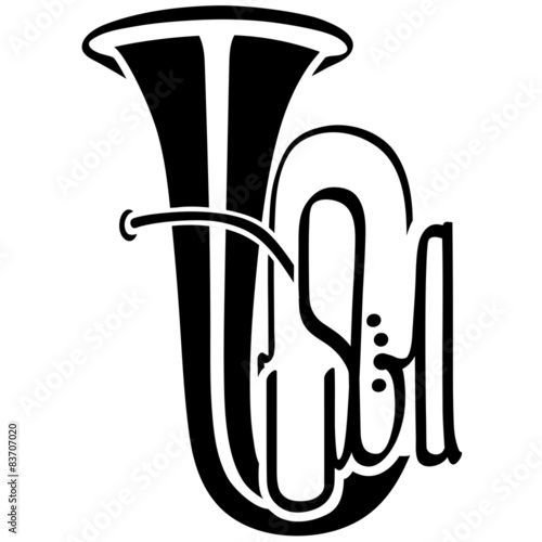 Tuba als Logotype