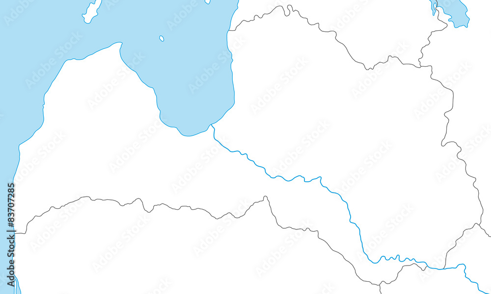 Lettland in weiß