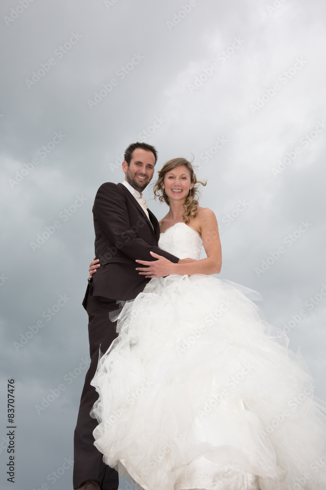 Happy and lovely wedding couple loving each other Happy and lovely wedding couple loving each other
