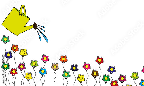 Gieß eine Blume Tag