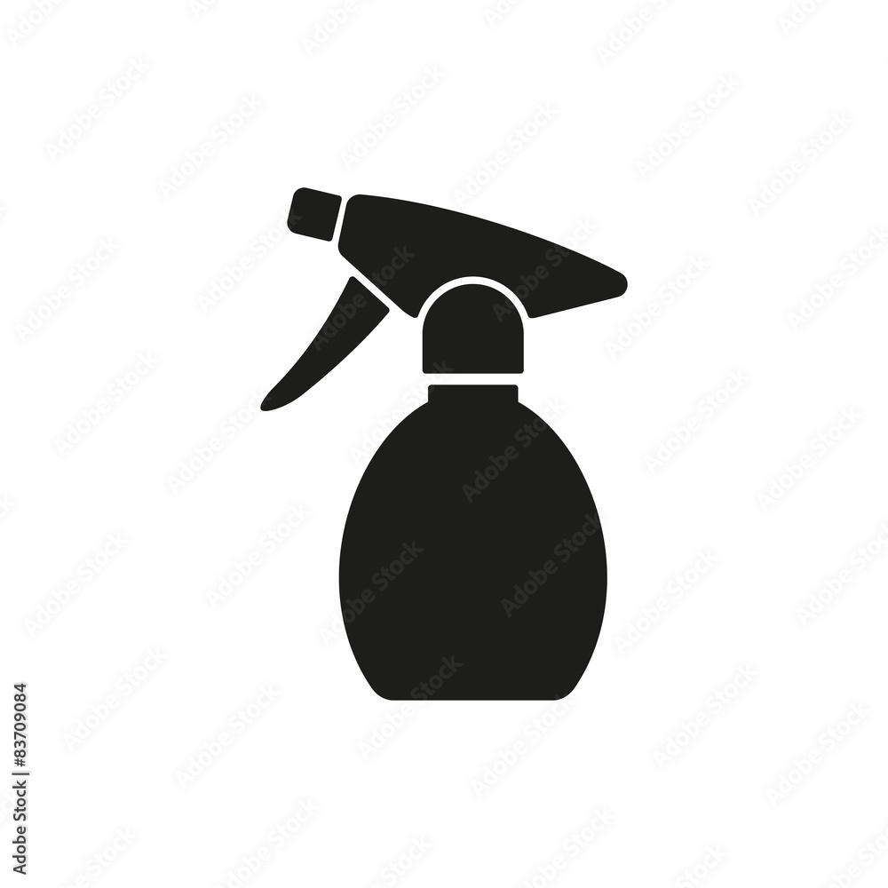 The sprayer icon. Atomizer symbol. Flat The sprayer icon. Atomizer symbol. Flat