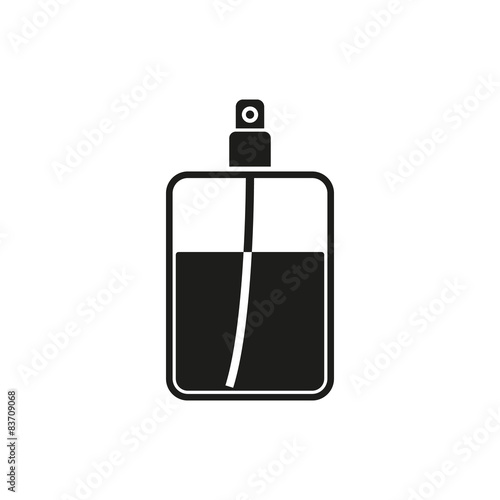 The perfume icon. Cologne symbol. Flat