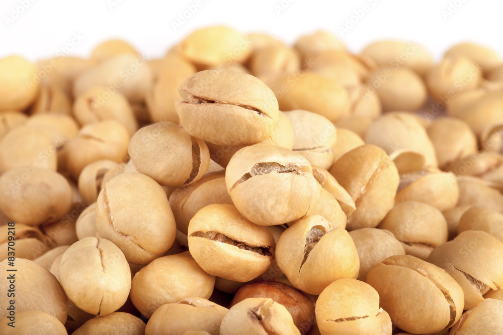 Coffee beans isolated on white Coffee beans isolated on white