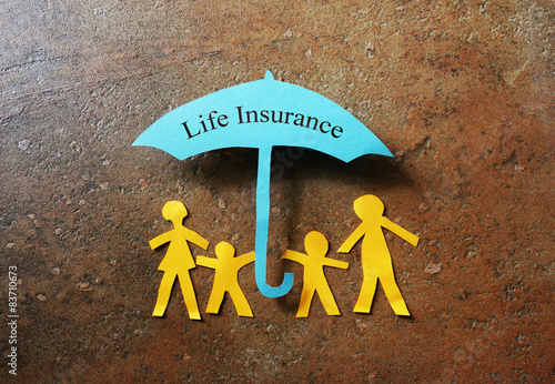 Life Insurance paper family photo