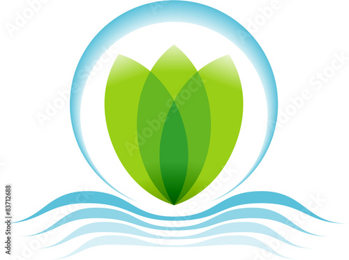 Symbol, Icon oder Logo für Wellness und Spa