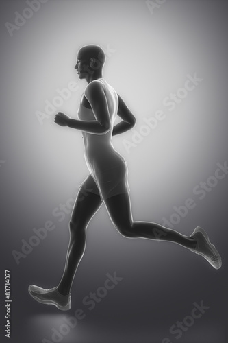 Jogging man © CLIPAREA.com