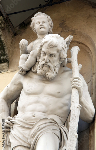 St Christopher, basilica Assumption of the Virgin Mary, Marija Bistrica, Croatia