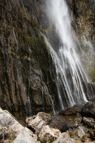 Asón waterfall in Cantabria, Spain.