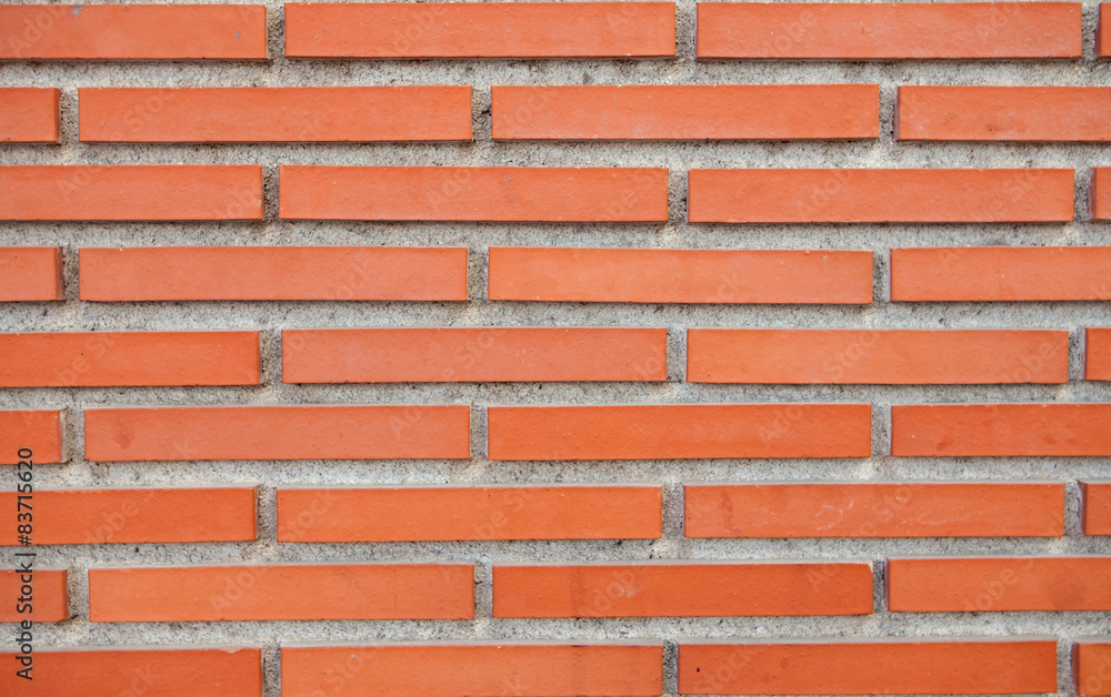 Obraz premium Red brick wall for wallpaper