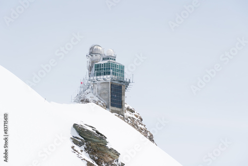 observatory in Jungfraujoch  in Switzerland