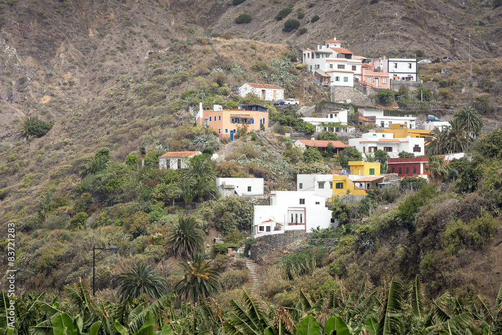 Typisches Dorf auf La Gomera, Spanien