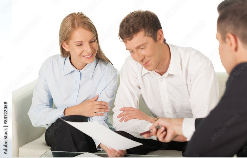 Fototapeta premium Finance, Advice, Financial Advisor.