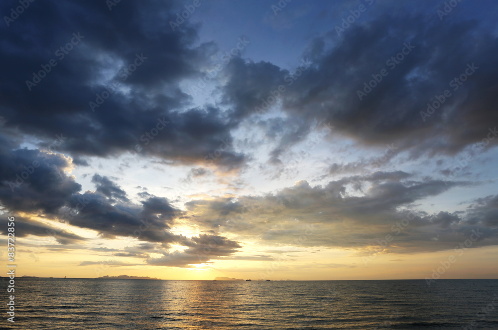 Sunset on the Sea Sunset on the Sea