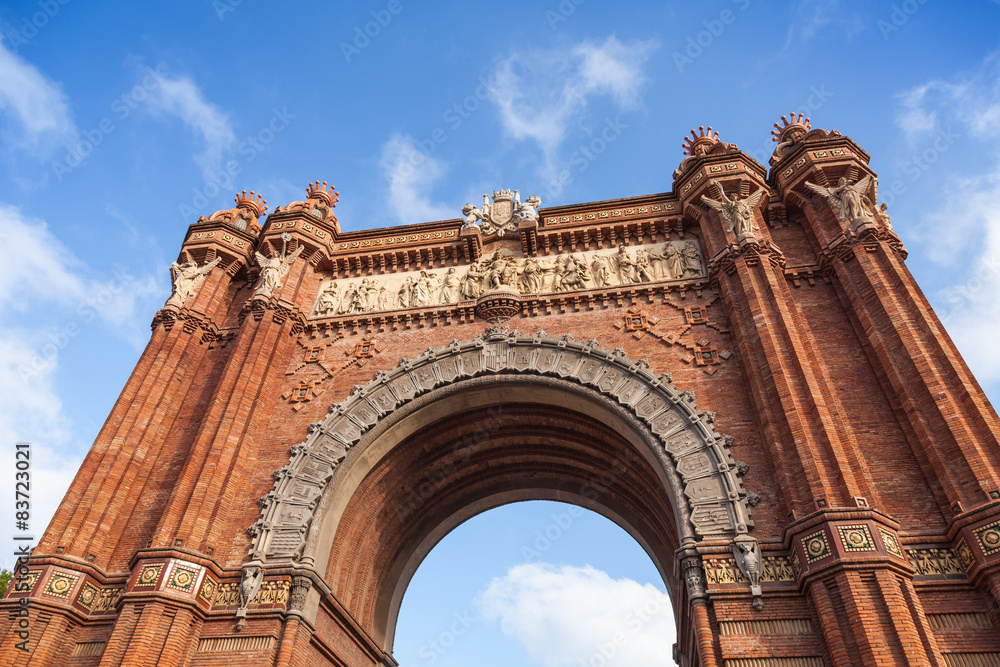 Triumphal Arc in Ciutadella Park, Barcelona