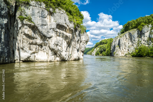 Engste Stelle im Donaudurchbruch bei Kehlheim