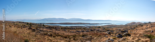 Panoramic view landscape Ring of Kerry