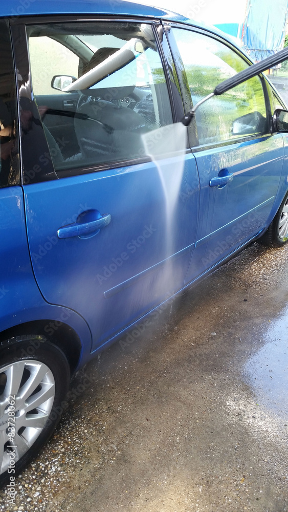 Fototapeta premium Auto waschen