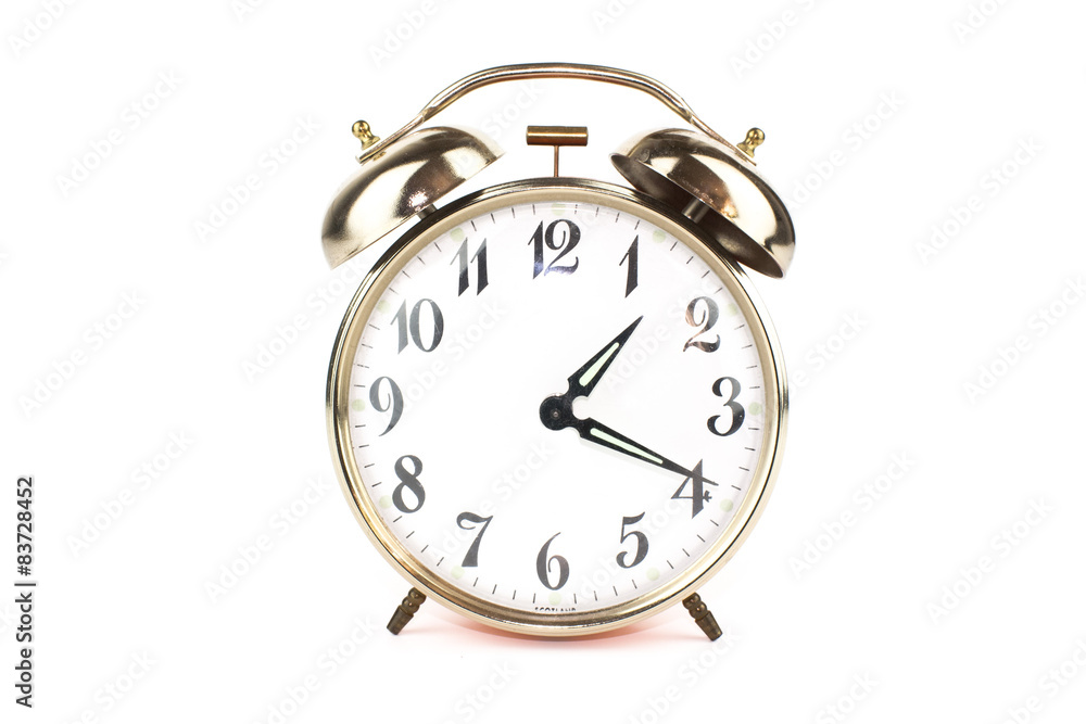 Close up of an alarm clock