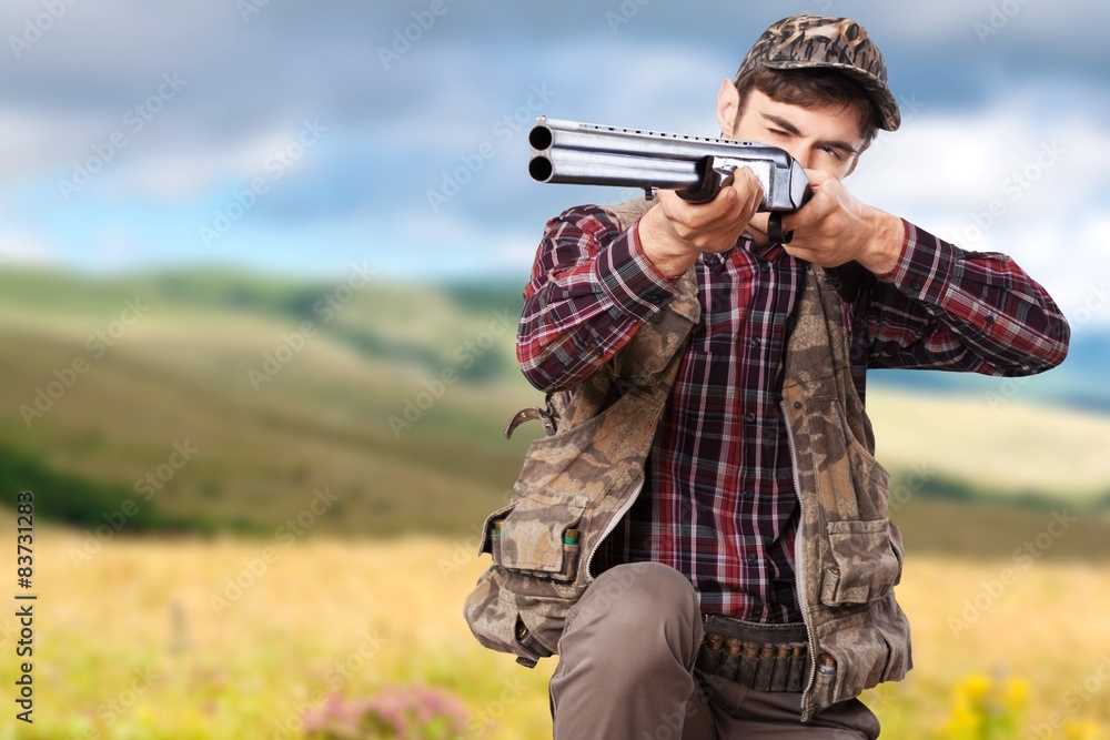 Hunter, Hunting, Rifle. Hunter, Hunting, Rifle.