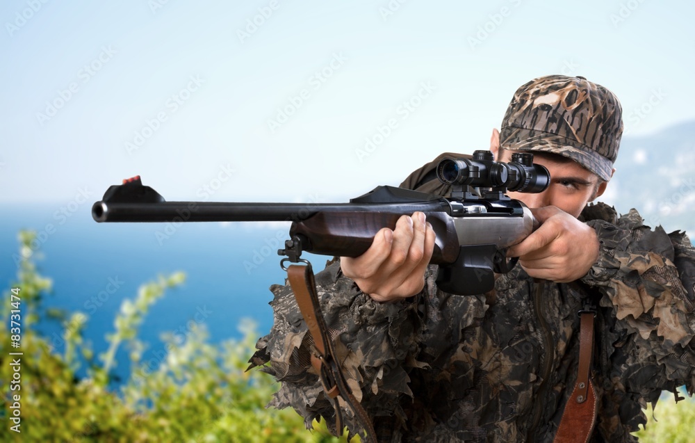 Hunter, Hunting, Rifle. Hunter, Hunting, Rifle.