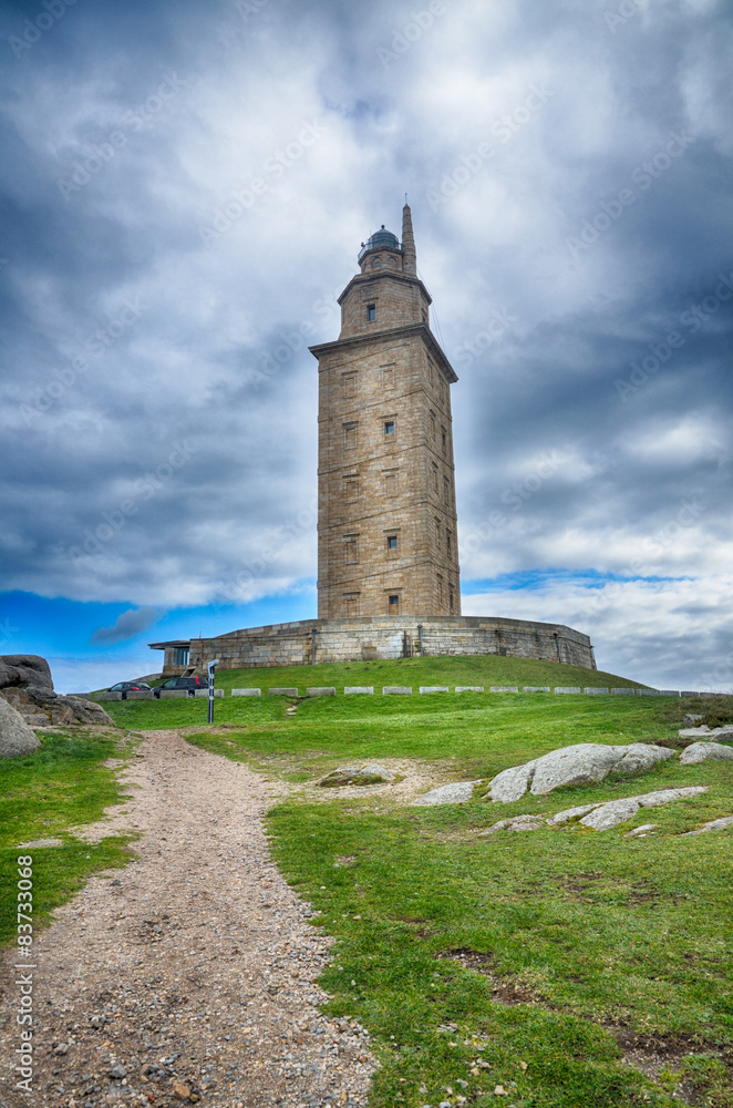 La Coruna, Spain, the lighthouse La Coruna, Spain, the lighthouse