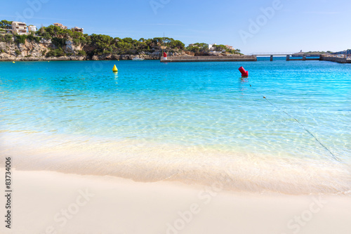 Fototapeta Naklejka Na Ścianę i Meble -  Majorca Porto Cristo beach in Manacor at Mallorca